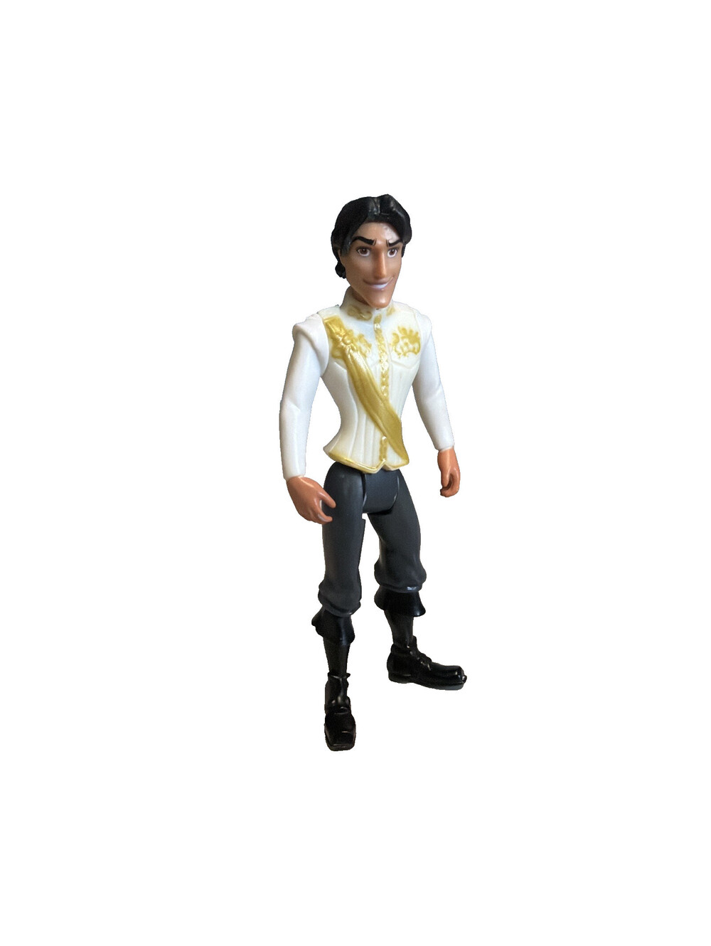 Disney Tangled Prince Flynn Rider Eugene 4” Poseable Figure Mattel 2012